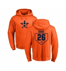 Men MLB Nike Houston Astros 26 Anthony Gose Orange RBI Pullover Hoodie Men MLB Nike Houston Astros 26 Anthony Gose Orange RBI Pullover Hoodie