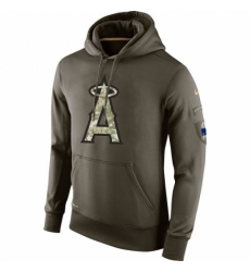 MLB Men Los Angeles Angels of Anaheim Nike Olive Salute To Service KO Performance Hoodie MLB Men Los Angeles Angels of Anaheim Nike Olive Salute To Service KO Performance Hoodie