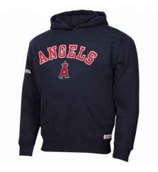 Men MLB Los Angeles Angels of Anaheim Stitches Fastball Fleece Pullover Hoodie Navy Blue Men MLB Los Angeles Angels of Anaheim Stitches Fastball Fleece Pullover Hoodie Navy Blue