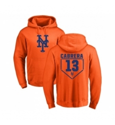 Men MLB Nike New York Mets 13 Asdrubal Cabrera Orange RBI Pullover Hoodie Men MLB Nike New York Mets 13 Asdrubal Cabrera Orange RBI Pullover Hoodie