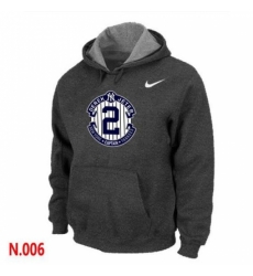 MLB Men Nike New York Yankees 2 Derek Jeter Pullover Hoodie Dark Grey MLB Men Nike New York Yankees 2 Derek Jeter Pullover Hoodie Dark Grey