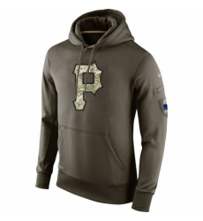 MLB Men Pittsburgh Pirates Nike Olive Salute To Service KO Performance Hoodie MLB Men Pittsburgh Pirates Nike Olive Salute To Service KO Performance Hoodie