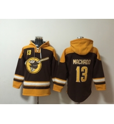 Men San Diego Padres #13 Manny Machado Stitched Hoodie Men San Diego Padres #13 Manny Machado Stitched Hoodie