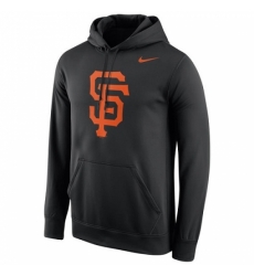 Men MLB San Francisco Giants Nike Logo Performance Pullover Hoodie Black Men MLB San Francisco Giants Nike Logo Performance Pullover Hoodie Black