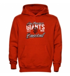 Men MLB San Francisco Giants Script Baseball Pullover Hoodie Orange Men MLB San Francisco Giants Script Baseball Pullover Hoodie Orange