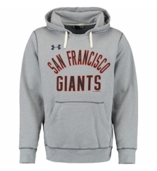 Men MLB San Francisco Giants Under Armour Legacy Fleece Hoodie Gray Men MLB San Francisco Giants Under Armour Legacy Fleece Hoodie Gray