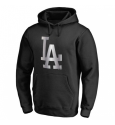Men MLB LA Dodgers Platinum Collection Pullover Hoodie Black Men MLB LA Dodgers Platinum Collection Pullover Hoodie Black