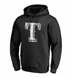 Men MLB Texas Rangers Platinum Collection Pullover Hoodie Black Men MLB Texas Rangers Platinum Collection Pullover Hoodie Black