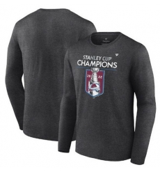 Men Colorado Avalanche Heathered Charcoal 2022 Stanley Cup Champions Locker Room Long Sleeve T Shirt Men Colorado Avalanche Heathered Charcoal 2022 Stanley Cup Champions Locker Room Long Sleeve T Shirt