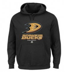 Men Majestic Anaheim Ducks Critical Victory VIII Pullover Hoodie Black Men Majestic Anaheim Ducks Critical Victory VIII Pullover Hoodie Black