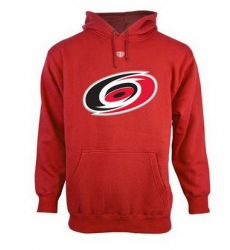 Men Carolina Hurricanes Old Time Hockey Big Logo with Crest Pullover Hoodie Red Men Carolina Hurricanes Old Time Hockey Big Logo with Crest Pullover Hoodie Red