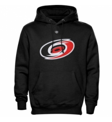 NHL Mens Carolina Hurricanes Old Time Hockey Big Logo with Crest Pullover Hoodie Black NHL Mens Carolina Hurricanes Old Time Hockey Big Logo with Crest Pullover Hoodie Black