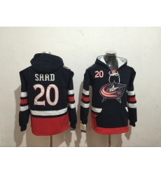 Men Columbus Blue Jackets 20 Brandon Saad Blue Stitched Hoody Men Columbus Blue Jackets 20 Brandon Saad Blue Stitched Hoody