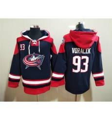 Men's Columbus Blue Jackets #93 Jakub Voracek Navy Ageless Must-Have Lace-Up Pullover Hoodie Men's Columbus Blue Jackets #93 Jakub Voracek Navy Ageless Must-Have Lace-Up Pullover Hoodie