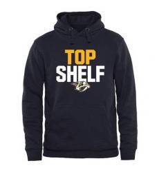 Men Nashville Predators Top Shelf Pullover Hoodie Navy Men Nashville Predators Top Shelf Pullover Hoodie Navy