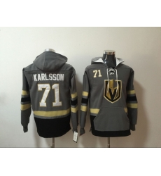 Men Vegas Golden Knights 71 William Karlsson Stitched Hoodie Men Vegas Golden Knights 71 William Karlsson Stitched Hoodie