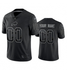 Men Women Youth Buffalo Bills Active Player Custom Black Reflective Limited Stitched Football Jersey Men Women Youth Buffalo Bills Active Player Custom Black Reflective Limited Stitched Football Jersey
