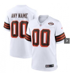 Men Women Youth Cleveland Browns White Nike Custom Jersey Stitched 1946 Patch Men Women Youth Cleveland Browns White Nike Custom Jersey Stitched 1946 Patch