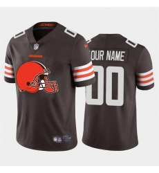 Men Women Youth Toddler Cleveland Browns Custom Brown Men Nike Big Team Logo Vapor Limited NFL Jersey Men Women Youth Toddler Cleveland Browns Custom Brown Men Nike Big Team Logo Vapor Limited NFL Jersey