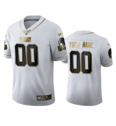 Men Women Youth Toddler Cleveland Browns Custom Men Nike White Golden Edition Vapor Limited NFL 100 Jersey Men Women Youth Toddler Cleveland Browns Custom Men Nike White Golden Edition Vapor Limited NFL 100 Jersey
