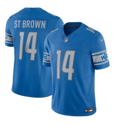 Men Detroit Lions Custom Blue 2023 F.U.S.E. Vapor Untouchable Limited Stitched Jersey Men Detroit Lions Custom Blue 2023 F.U.S.E. Vapor Untouchable Limited Stitched Jersey