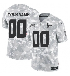 Men Houston Texans Active Player Custom 2024 F U S E Arctic Camo Salute To Service Limited Stitched Football Jersey Men Houston Texans Active Player Custom 2024 F U S E Arctic Camo Salute To Service Limited Stitched Football Jersey