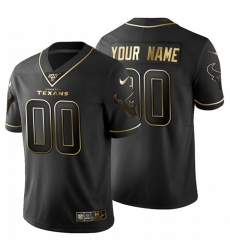 Men Women Youth Toddler Houston Texans Custom Men Nike Black Golden Limited NFL 100 Jersey Men Women Youth Toddler Houston Texans Custom Men Nike Black Golden Limited NFL 100 Jersey
