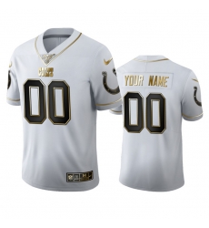 Men Women Youth Toddler Indianapolis Colts Custom Men Nike White Golden Edition Vapor Limited NFL 100 Jersey Men Women Youth Toddler Indianapolis Colts Custom Men Nike White Golden Edition Vapor Limited NFL 100 Jersey
