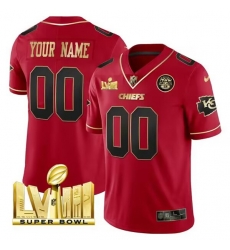 Men Women youth Kansas City Chiefs Active Player Custom Red With Gold Super Bowl LVIII Patch Vapor Untouchable Limited Stitched Football Jersey Men Women youth Kansas City Chiefs Active Player Custom Red With Gold Super Bowl LVIII Patch Vapor Untouchable Limited Stitched Football Jersey