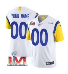 Men Women Youth Los Angeles Rams ACTIVE PLAYER Custom 2022 White Super Bowl LVI Vapor Limited Stitched Jersey Men Women Youth Los Angeles Rams ACTIVE PLAYER Custom 2022 White Super Bowl LVI Vapor Limited Stitched Jersey