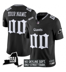 Men Women youth New York Giants Custom Black Gothic Theme Limited Jersey Men Women youth New York Giants Custom Black Gothic Theme Limited Jersey