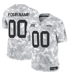 Men New York Jets Active Player Custom 2024 F U S E Arctic Camo Salute To Service Limited Stitched Football Jersey Men New York Jets Active Player Custom 2024 F U S E Arctic Camo Salute To Service Limited Stitched Football Jersey