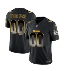 Men Women youth Pittsburgh Steelers Active Player Custom Black 2023 F U S E Smoke Vapor Untouchable Limited Stitched Jersey Men Women youth Pittsburgh Steelers Active Player Custom Black 2023 F U S E Smoke Vapor Untouchable Limited Stitched Jersey