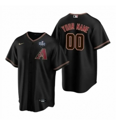 Men Arizona Diamondbacks Active Player Custom Black 2023 World Series Cool Base Stitched Baseball Jersey Men Arizona Diamondbacks Active Player Custom Black 2023 World Series Cool Base Stitched Baseball Jersey