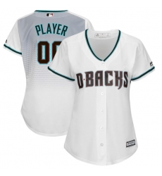 Men Women Youth All Size Arizona Diamondbacks Majestic White Aqua Alternate Cool Base Custom Jersey Men Women Youth All Size Arizona Diamondbacks Majestic White Aqua Alternate Cool Base Custom Jersey