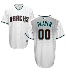 Men Women Youth All Size Arizona Diamondbacks Majestic White Teal Cool Base Custom Jersey Men Women Youth All Size Arizona Diamondbacks Majestic White Teal Cool Base Custom Jersey