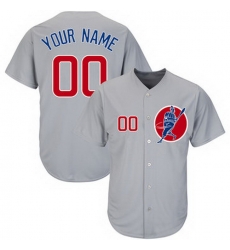 Men Women Youth Toddler All Size Chicago Cubs Gray Customized Cool Base New Design Jersey Men Women Youth Toddler All Size Chicago Cubs Gray Customized Cool Base New Design Jersey