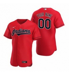 Men Women Youth Toddler Cleveland Indians Red Custom Nike MLB Flex Base Jersey Men Women Youth Toddler Cleveland Indians Red Custom Nike MLB Flex Base Jersey