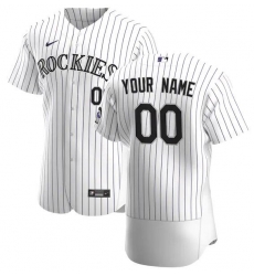 Men Women Youth Toddler Colorado Rockies White Strips Custom Nike MLB Flex Base Jersey Men Women Youth Toddler Colorado Rockies White Strips Custom Nike MLB Flex Base Jersey