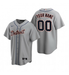 Men Women Youth Toddler All Size Detroit Tigers Custom Nike Gray Stitched MLB Cool Base Road Jersey Men Women Youth Toddler All Size Detroit Tigers Custom Nike Gray Stitched MLB Cool Base Road Jersey