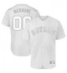 Men Women Youth Toddler All Size Houston Astros Majestic 2019 Players Weekend Flex Base Authentic Roster Custom White Jersey Men Women Youth Toddler All Size Houston Astros Majestic 2019 Players Weekend Flex Base Authentic Roster Custom White Jersey