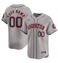 Men Women youth Houston Astros Active Player Custom Grey 2024 Away Limited Stitched Baseball Jersey Men Women youth Houston Astros Active Player Custom Grey 2024 Away Limited Stitched Baseball Jersey