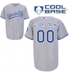 Men Women Youth All Size Kansas City Royals Cool Base Custom Jerseys Grey 3 Men Women Youth All Size Kansas City Royals Cool Base Custom Jerseys Grey 3