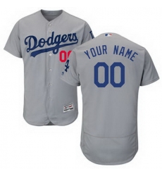 Men Women Youth All Size Los Angeles Dodgers Majestic Alternate Flex Base Authentic Collection Custom Jersey Road Gray Men Women Youth All Size Los Angeles Dodgers Majestic Alternate Flex Base Authentic Collection Custom Jersey Road Gray