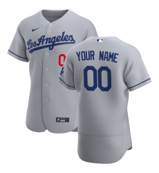 Men Women Youth Toddler Los Angeles Dodgers Gray Custom Royal Flex Base Stitched Jersey Men Women Youth Toddler Los Angeles Dodgers Gray Custom Royal Flex Base Stitched Jersey