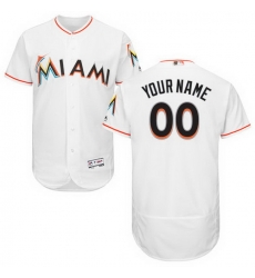 Men Women Youth All Size Miami Marlins Custom Flex Base Jersey White Men Women Youth All Size Miami Marlins Custom Flex Base Jersey White