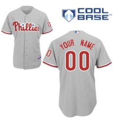 Men Women Youth All Size Philadelphia Phillies Grey Cool Base Man Custom Jerseys 3 Men Women Youth All Size Philadelphia Phillies Grey Cool Base Man Custom Jerseys 3