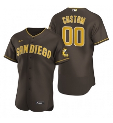 Men Women Youth Toddler All Size San Diego Padres Custom Nike Brown Stitched MLB Flex Base Jersey Men Women Youth Toddler All Size San Diego Padres Custom Nike Brown Stitched MLB Flex Base Jersey