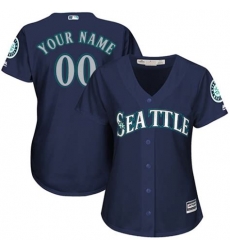 Men Women Youth All Size Seattle Mariners Custom Cool Base Jersey Blue Men Women Youth All Size Seattle Mariners Custom Cool Base Jersey Blue
