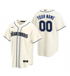 Men Women Youth Toddler All Size Seattle Mariners Custom Nike Cream Stitched MLB Cool Base Jersey Men Women Youth Toddler All Size Seattle Mariners Custom Nike Cream Stitched MLB Cool Base Jersey